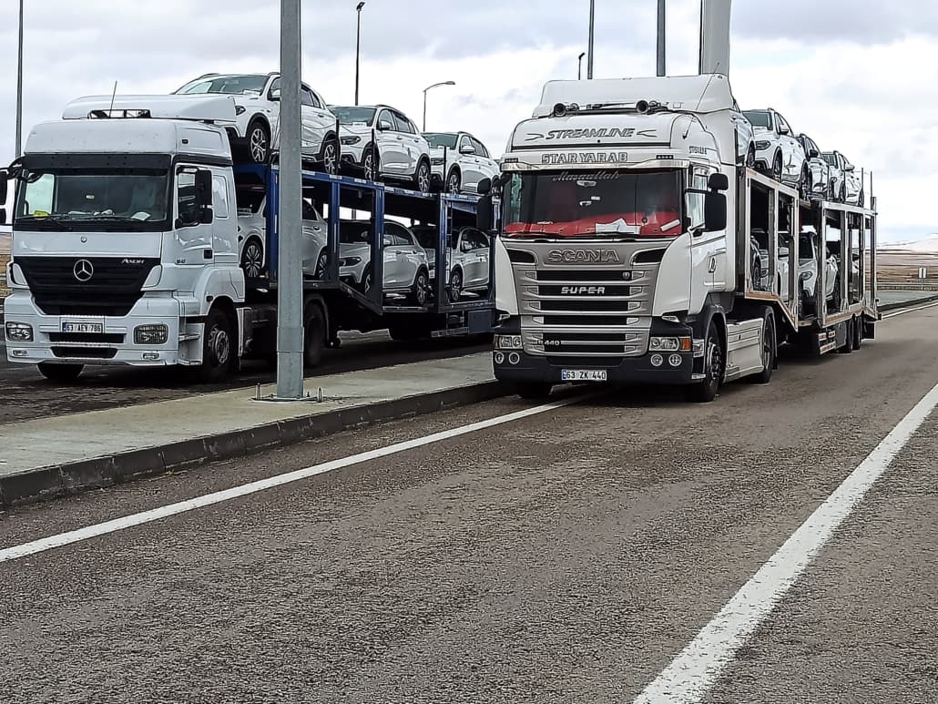 Araç taşıma filosu görseli