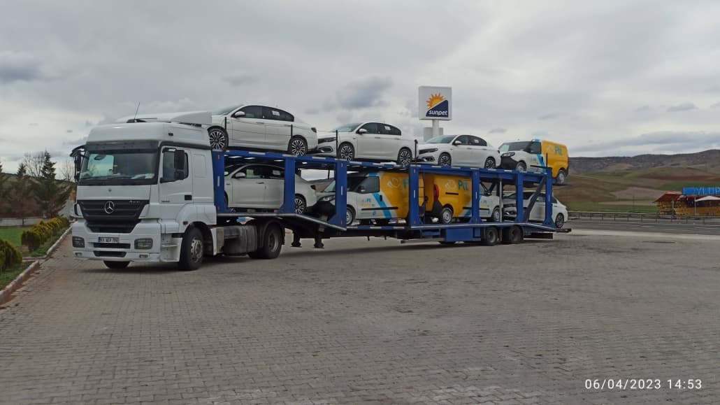 Araç taşıma filosu görseli