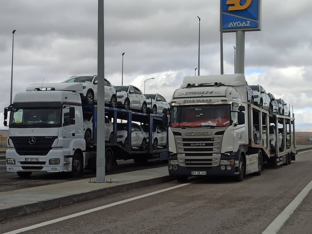 Araç taşıma filosu görseli