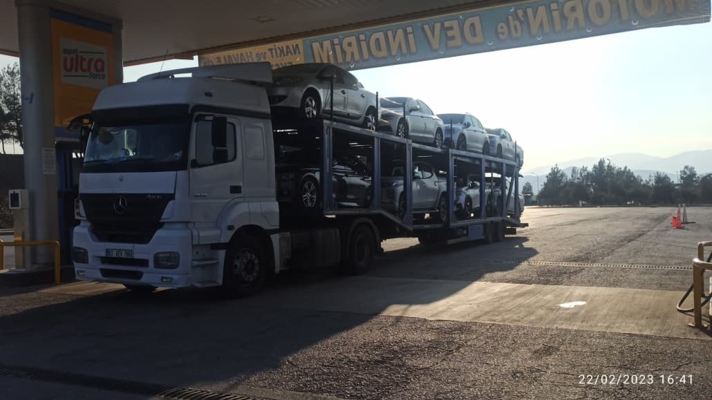 Araç taşıma filosu görseli